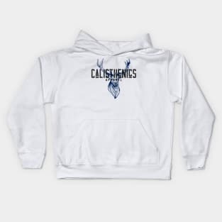 CALISTHENICS - Blue Deer Design Kids Hoodie